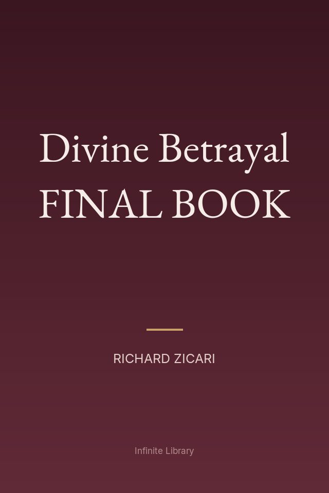 Cover of Divine Betrayal FINAL BOOK by Richard Zicari